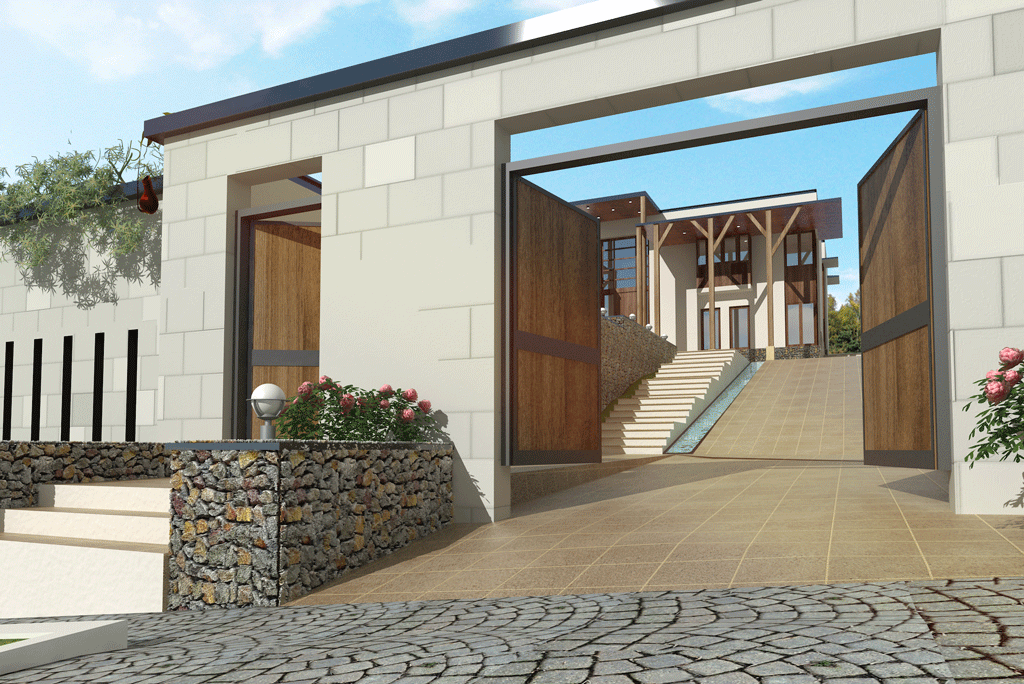 Entrance Villa